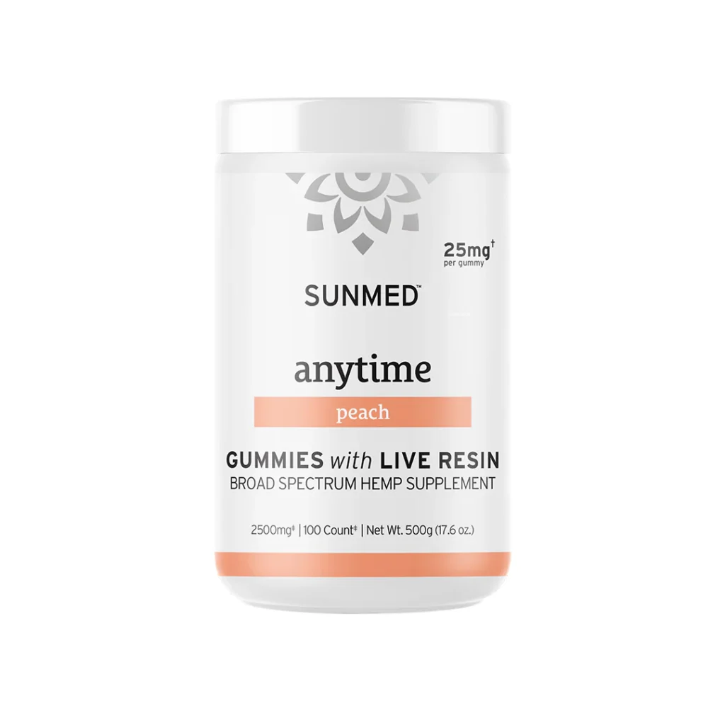 SUNMED | Broad Spectrum Anytime Gummies - Peach