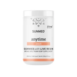SUNMED | Broad Spectrum Anytime Gummies - Peach