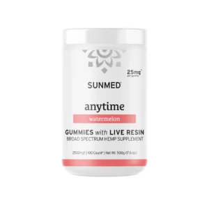 SUNMED | Broad Spectrum Anytime Gummies - Watermelon