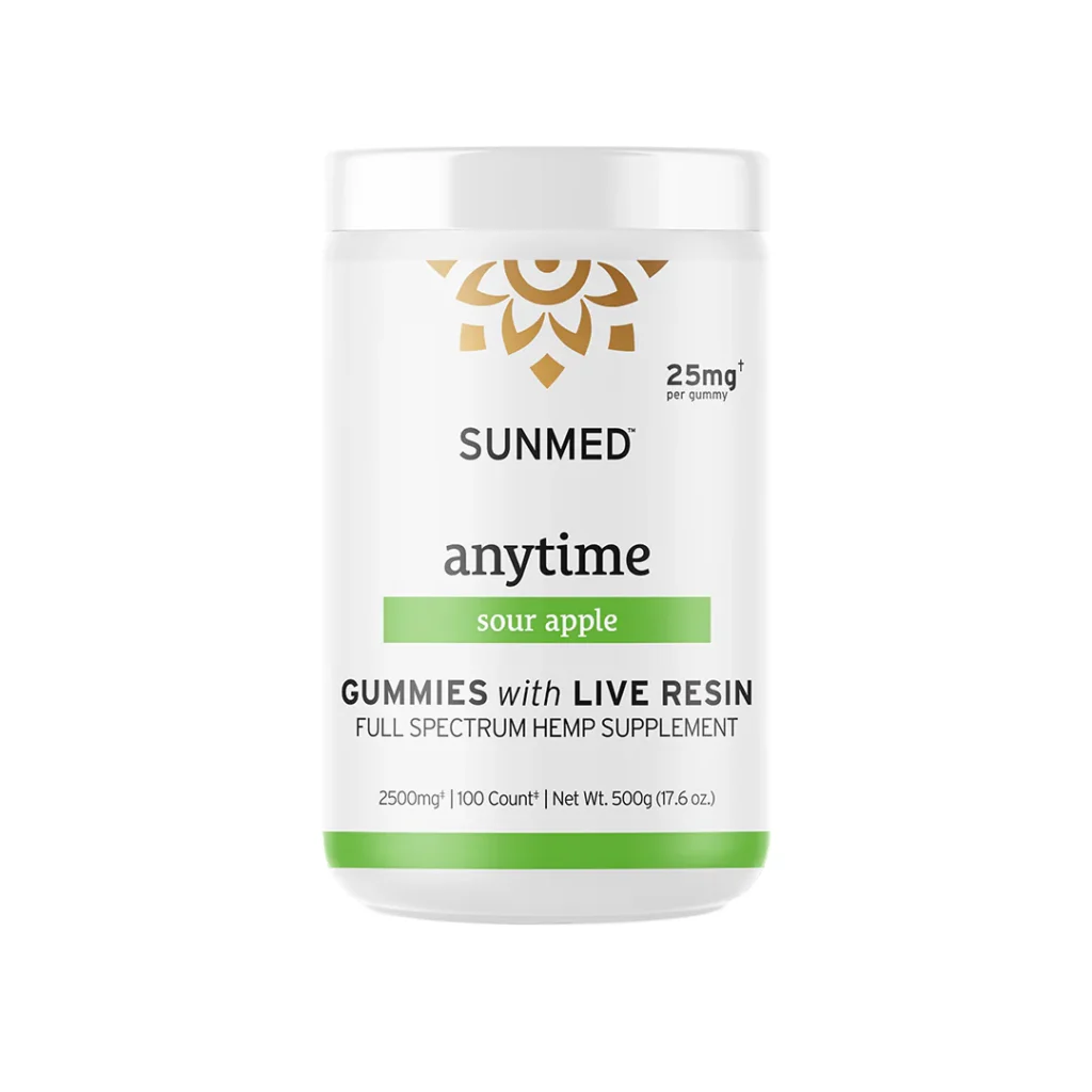 SUNMED | Full Spectrum Anytime Gummies - Sour Apple